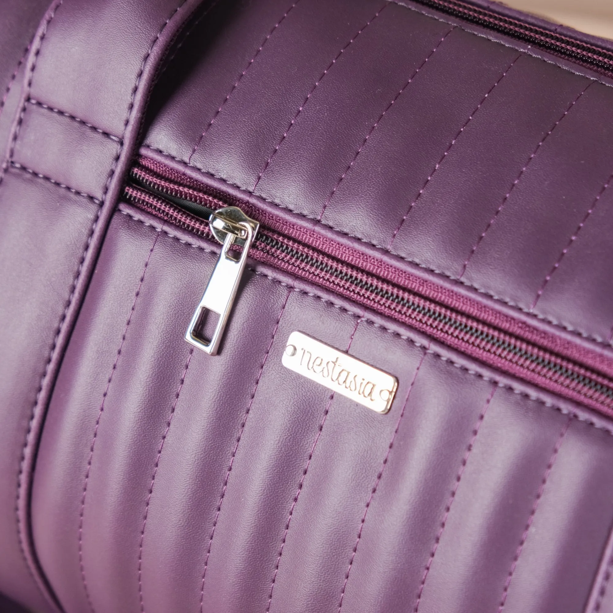 Sporty Duffle Bag Purple Set Of 2