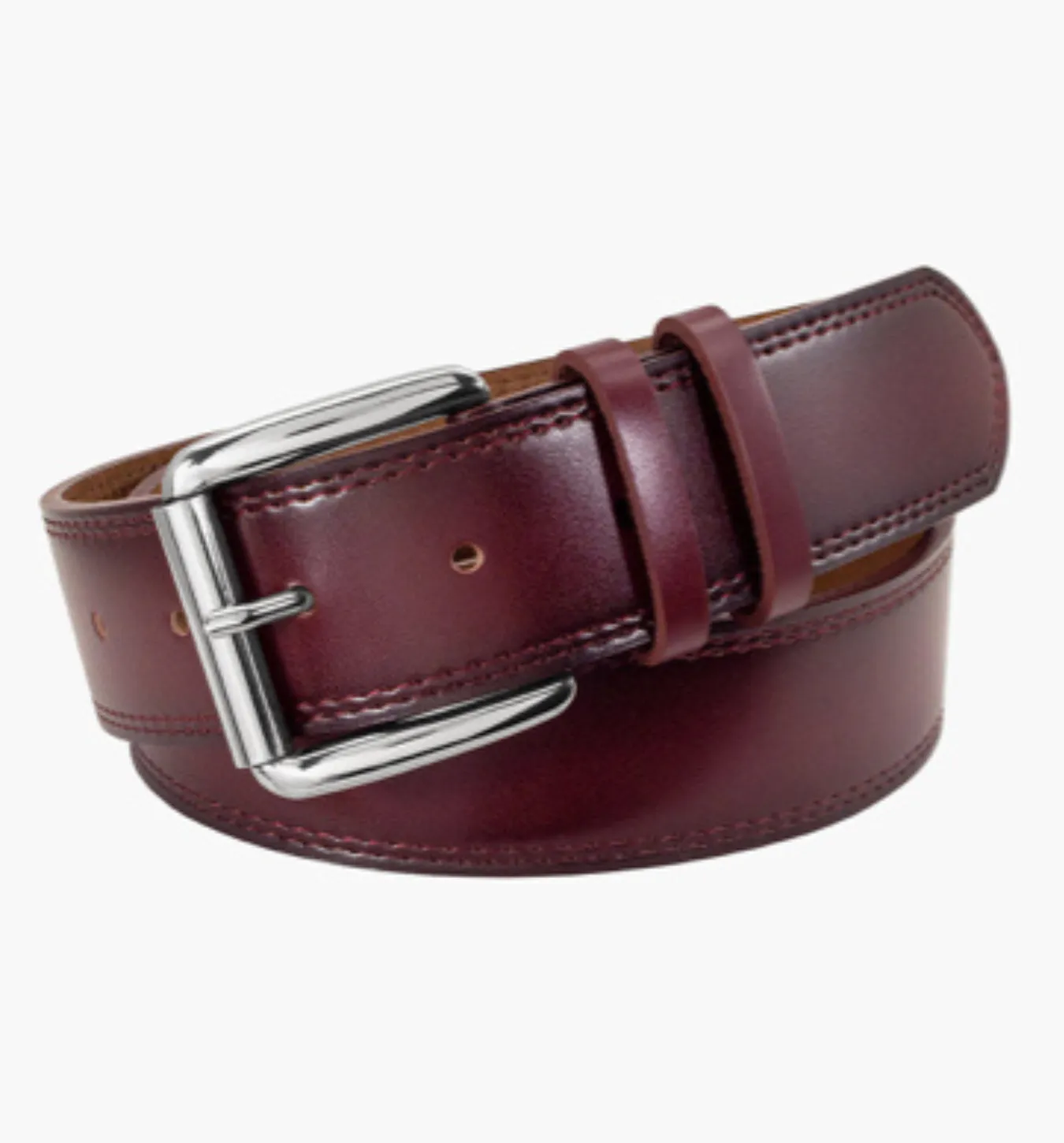 Stacy Adams Dylan Belt - Burgundy
