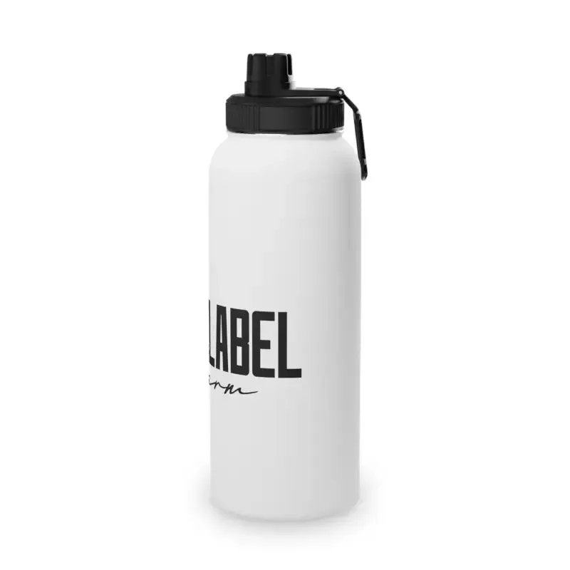 Stainless Steel Water Bottle with Sports Lid | 100% Steel, BPA-Free, Leak-Proof |