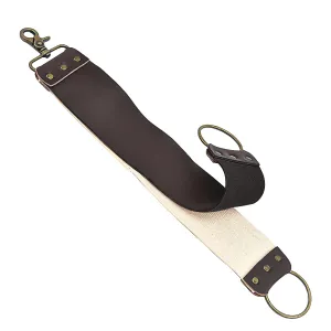 Straight Razor Leather Strop for Sharpening, Leather Strop Razor Strops, Hair Removal Folding Razor, Straight Razor Sharpening Belt (Brown)