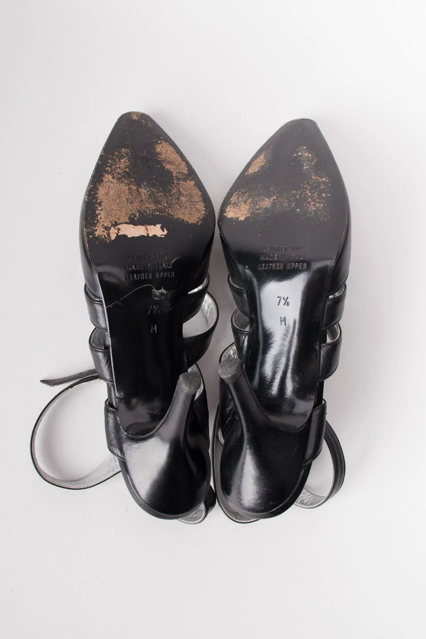 Strappy Bondage Buckle Heels