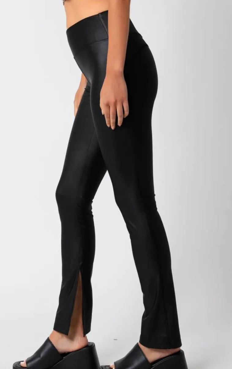 Stretch Side Slit Pants
