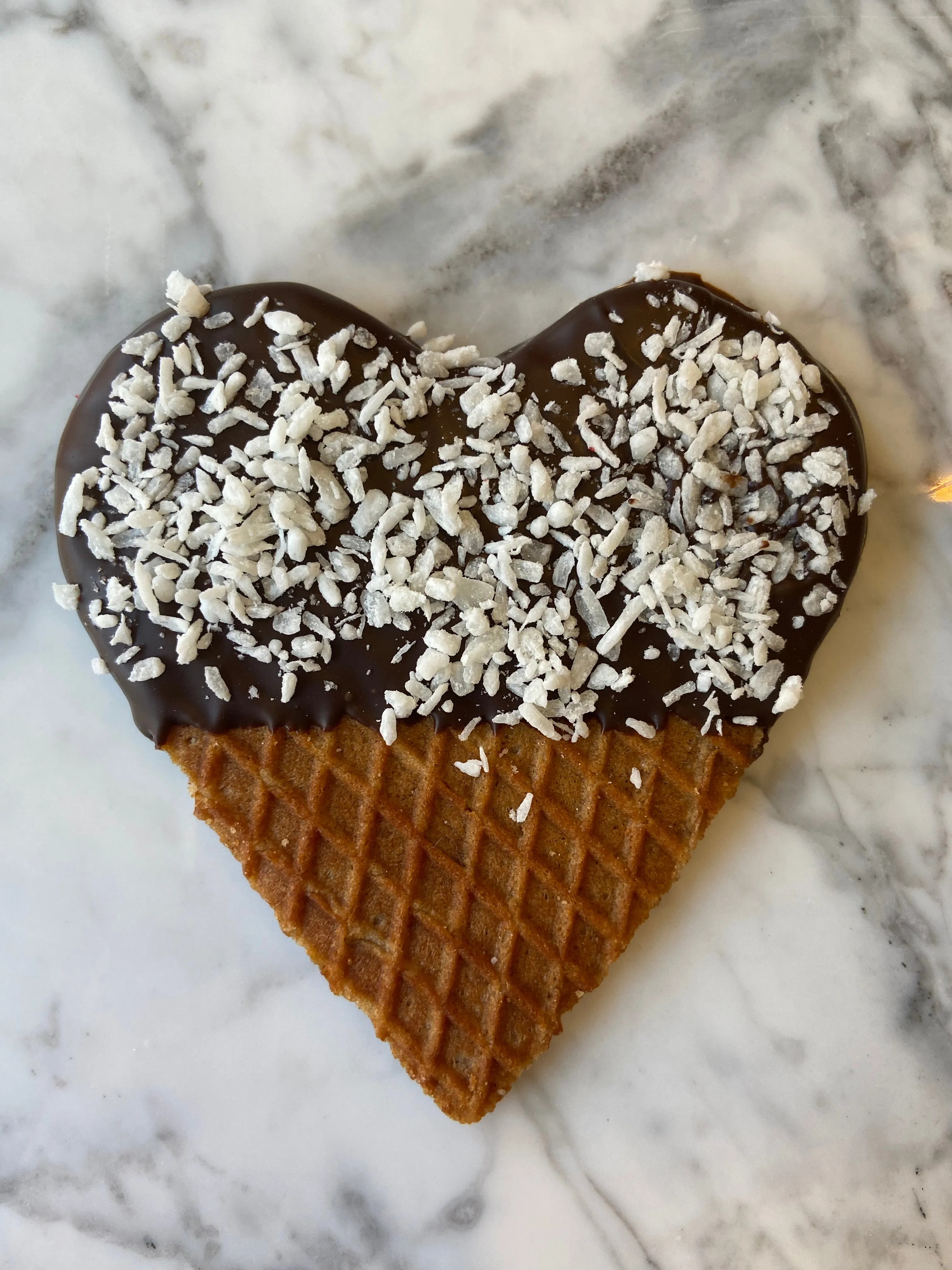 Stroopwafel Heart Wedding Favors