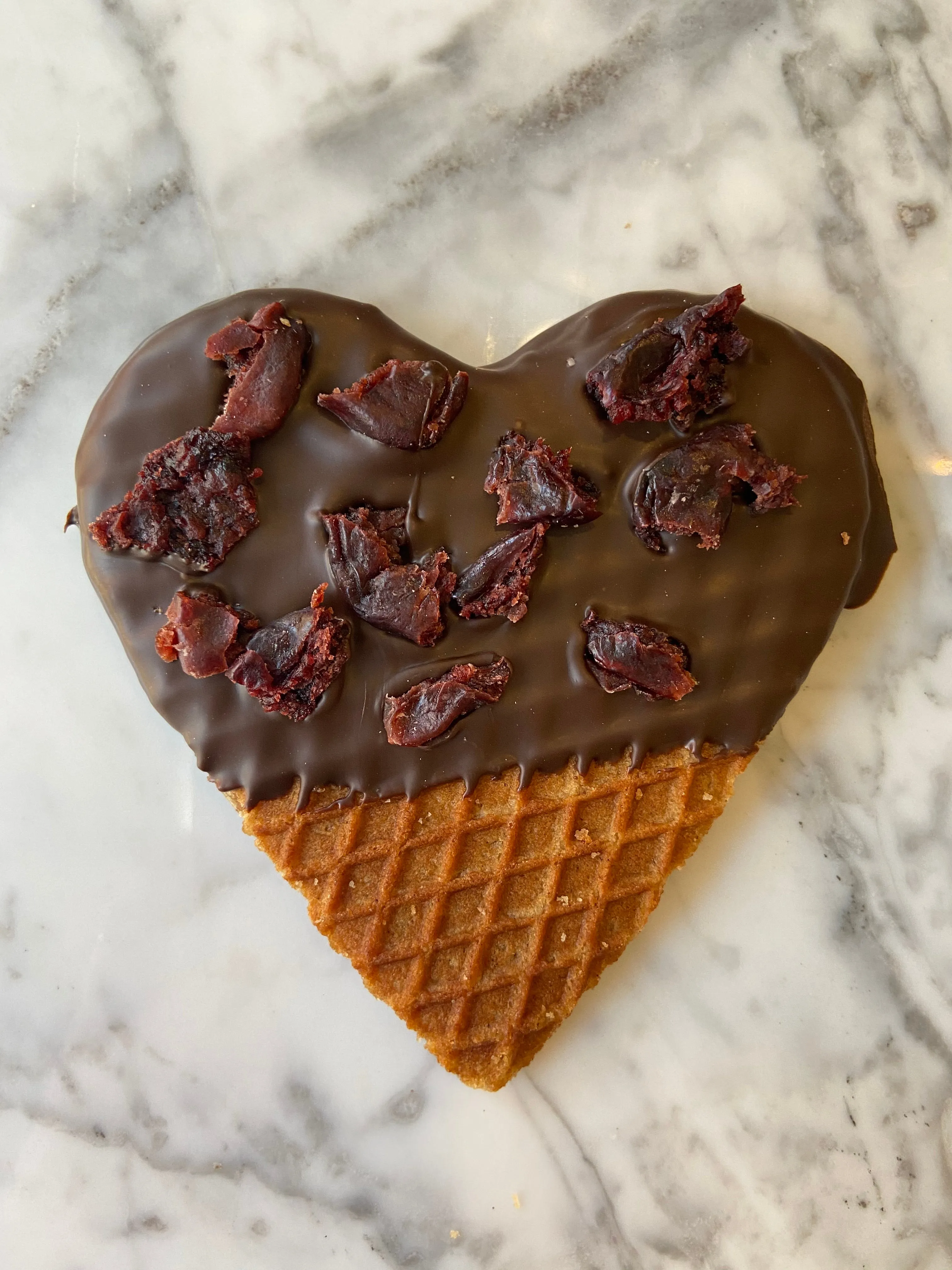 Stroopwafel Heart Wedding Favors