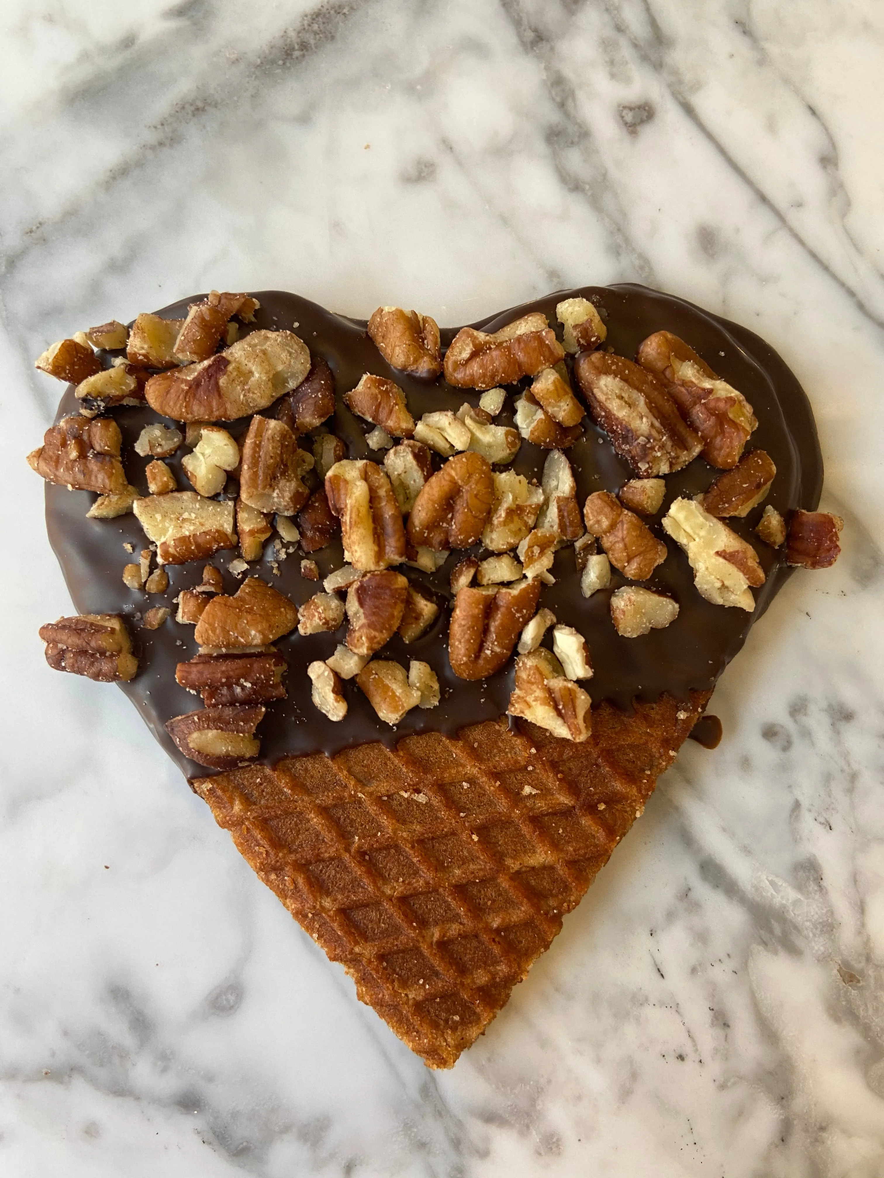 Stroopwafel Heart Wedding Favors