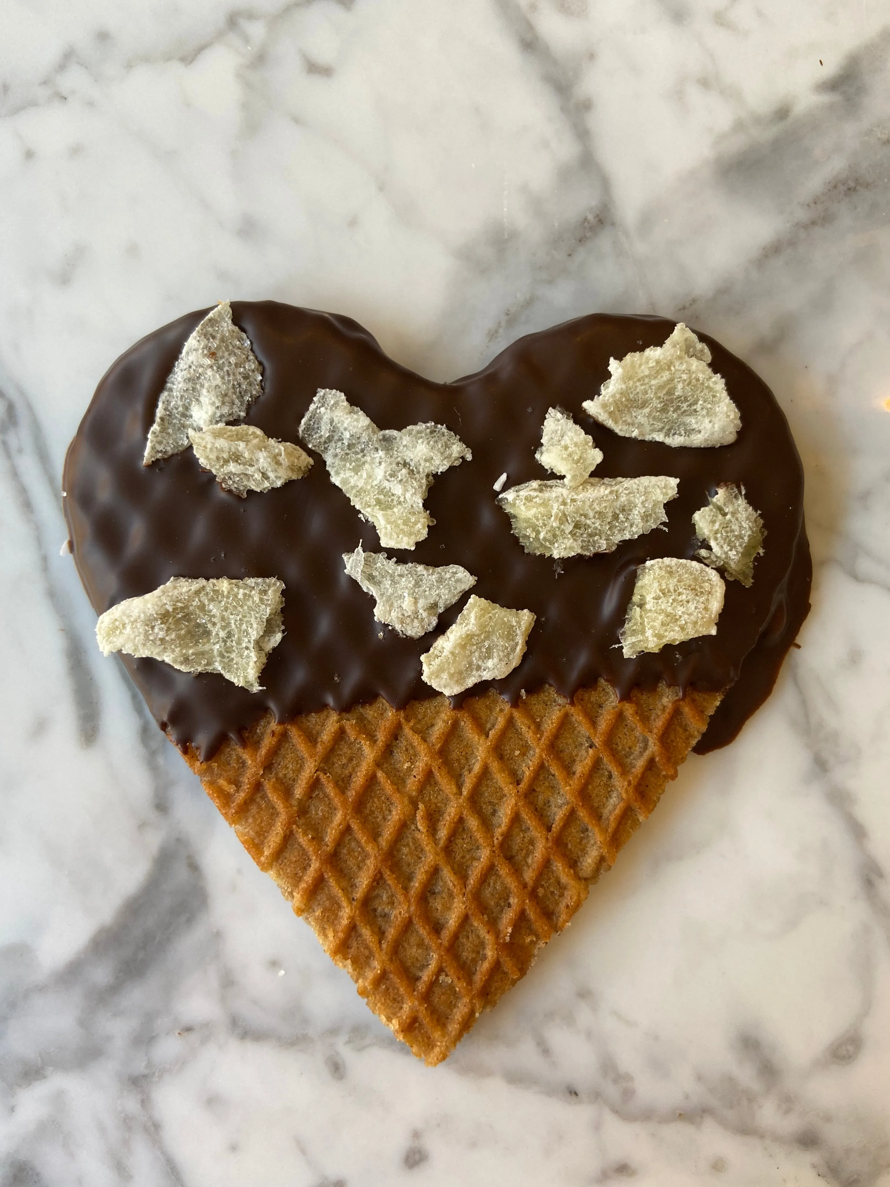 Stroopwafel Heart Wedding Favors