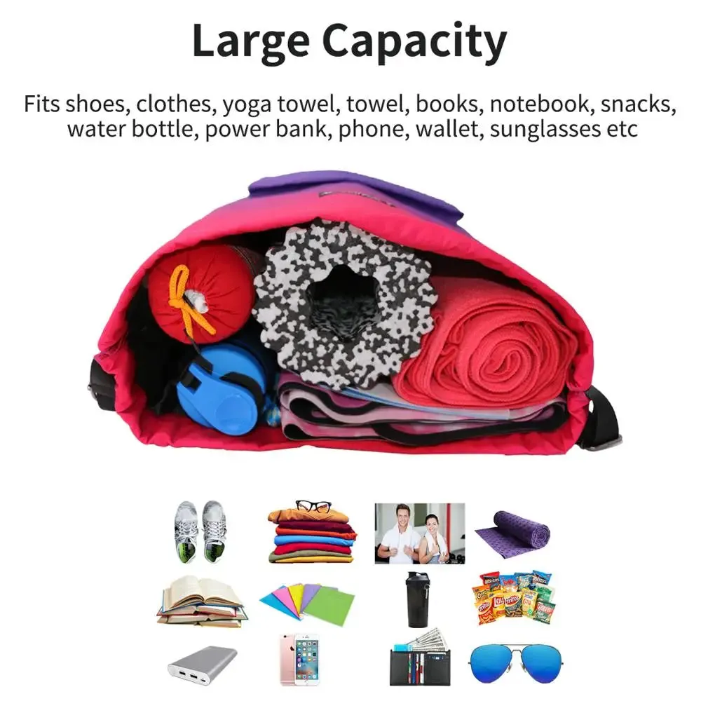 Summer Waterproof drawstring Gym Bag
