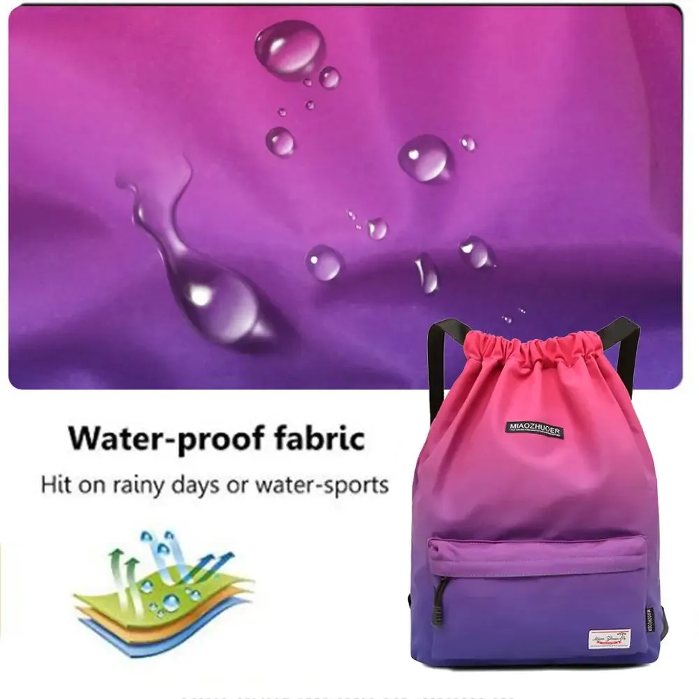 Summer Waterproof drawstring Gym Bag