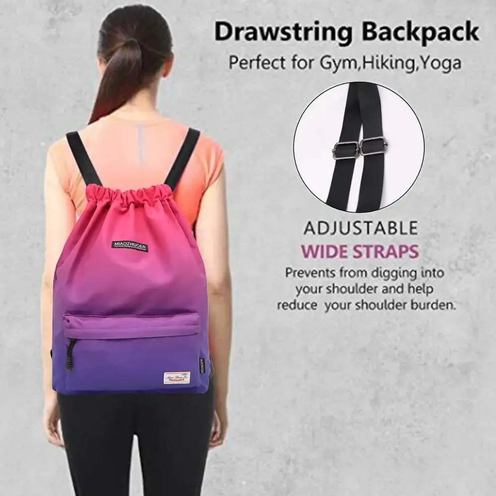 Summer Waterproof drawstring Gym Bag