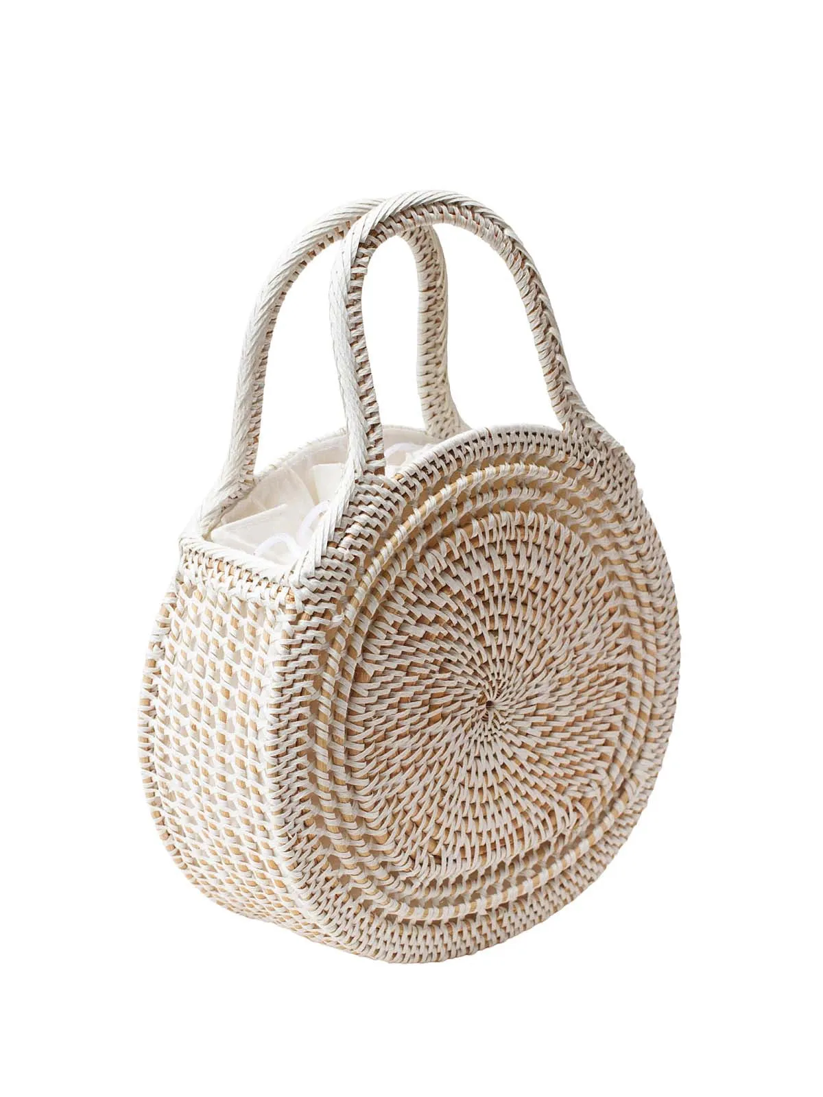Sydney Raffia Satchel Bag ::RET