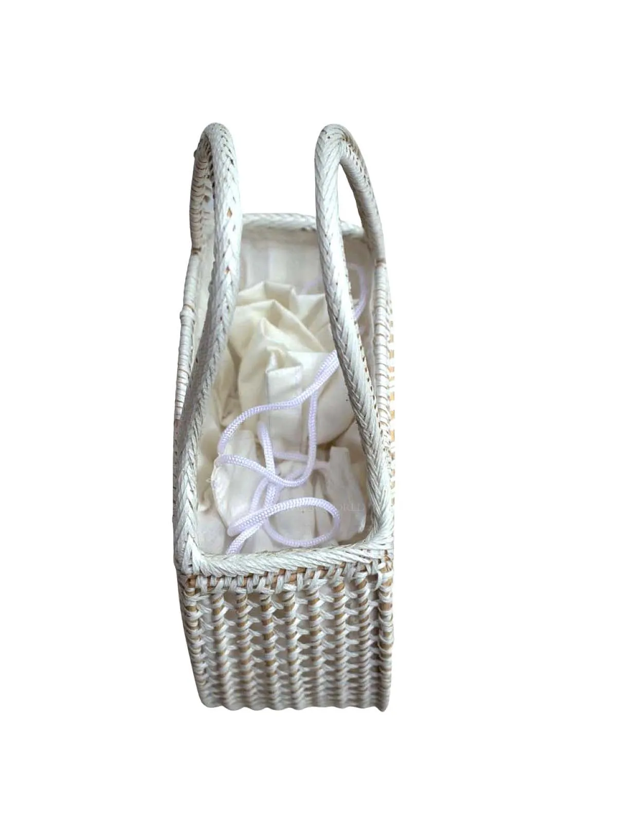 Sydney Raffia Satchel Bag ::RET