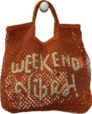 the jacksons Orange Weekend Vibes Tote Bag