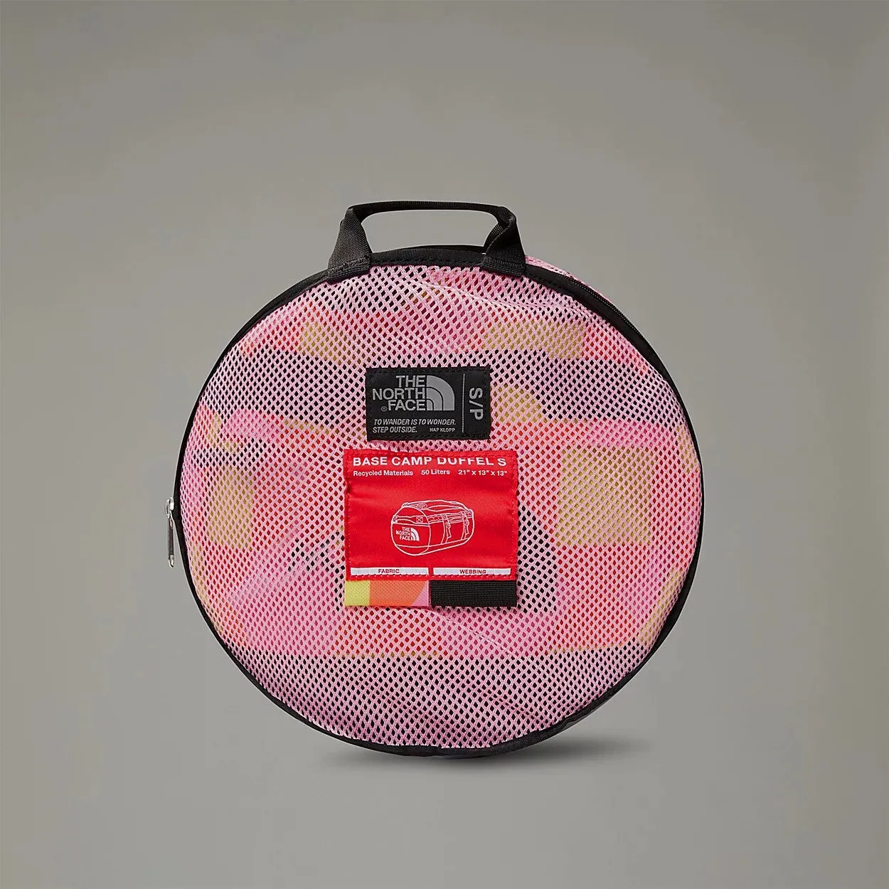 THE NORTH FACE BASE CAMP DUFFEL SMALL - GAMMA PINK LETS BLOSSOM