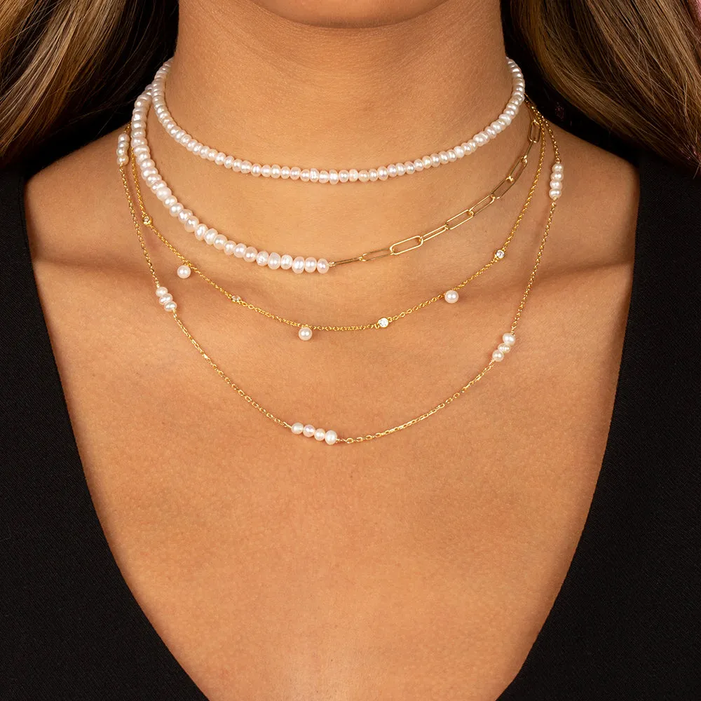The Queen Of Pearls Necklace Combo Set