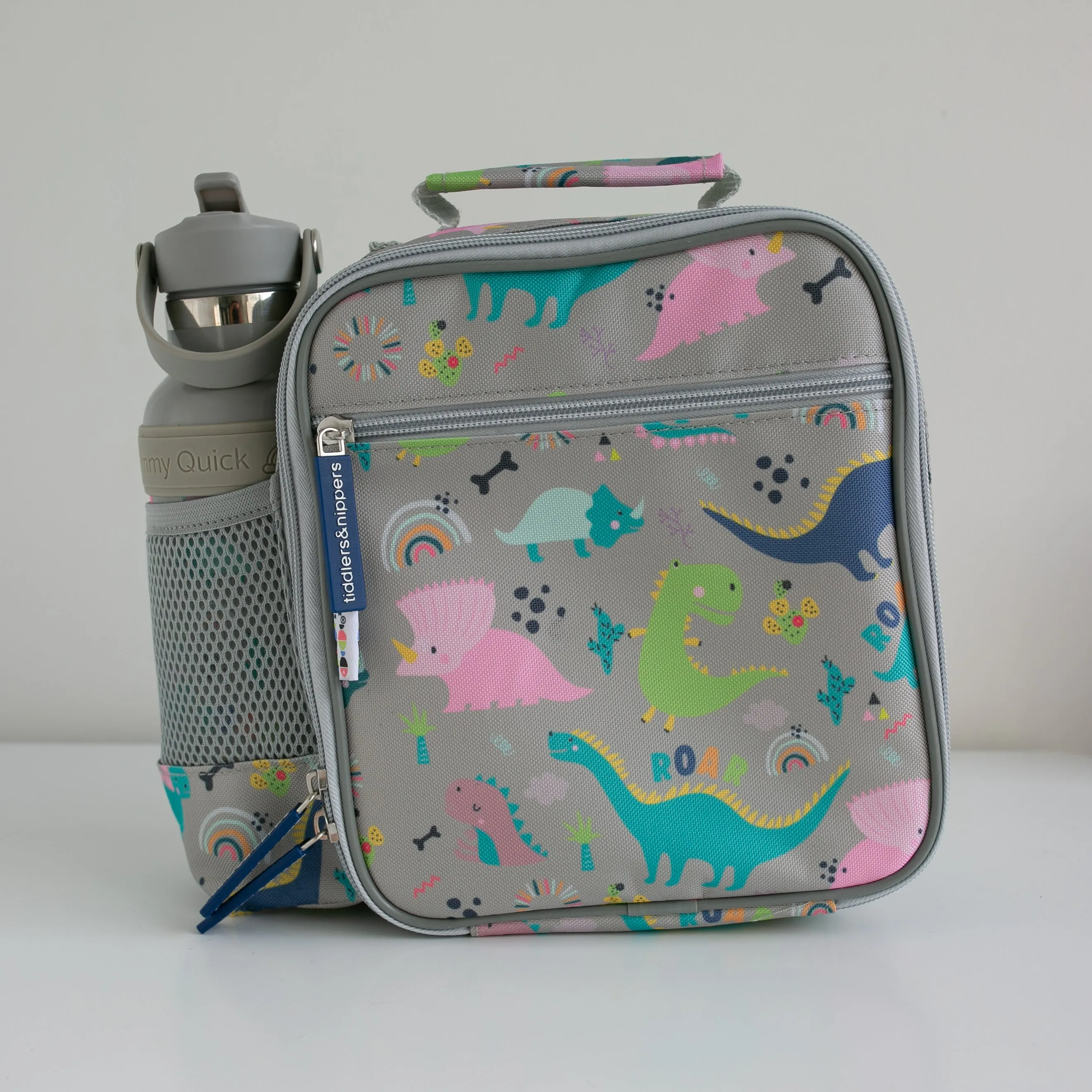 Tiddler Kids Lunch Bag / Lunch Box | Insulated & Double Zipped | Carry Handle & Side Pocket