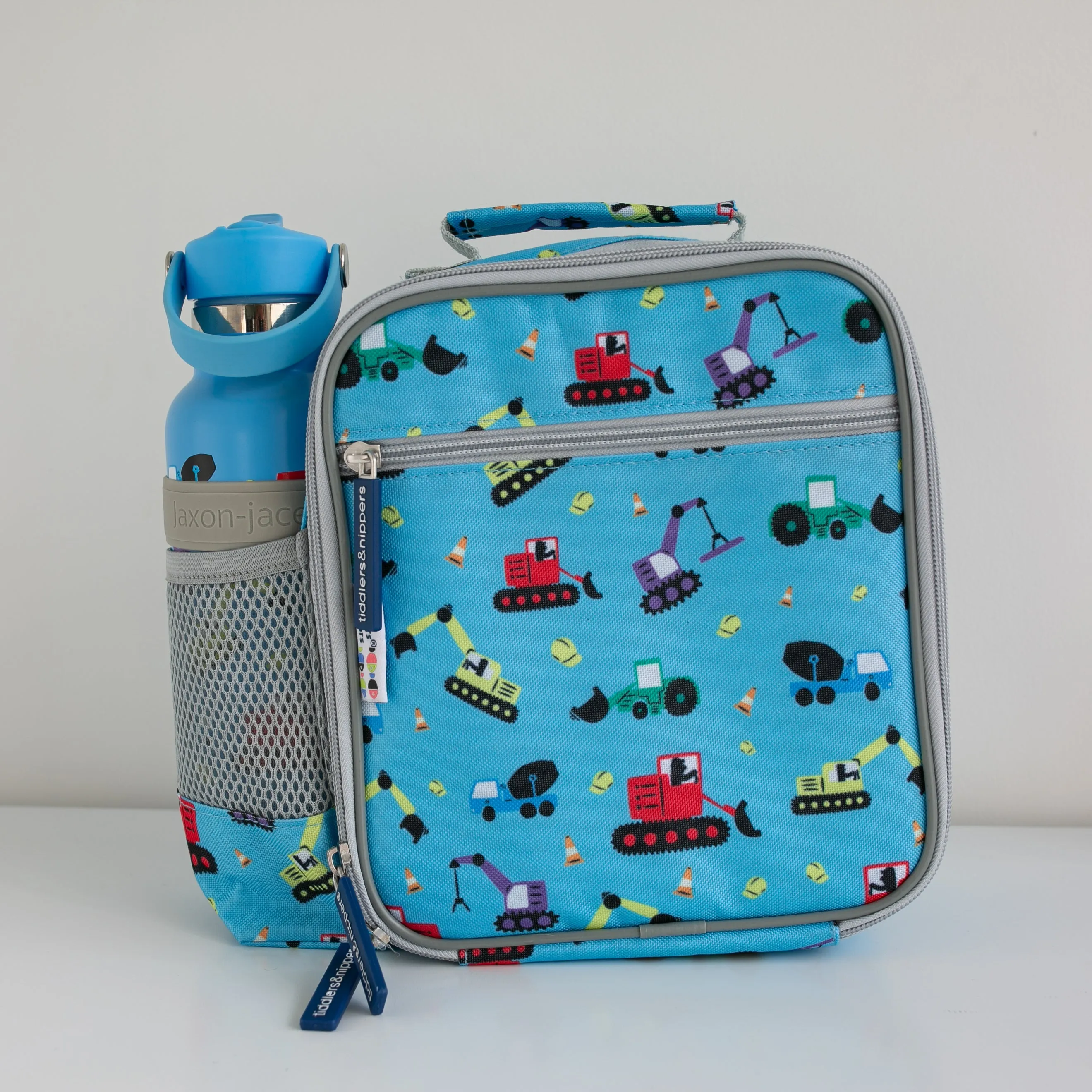 Tiddler Kids Lunch Bag / Lunch Box | Insulated & Double Zipped | Carry Handle & Side Pocket
