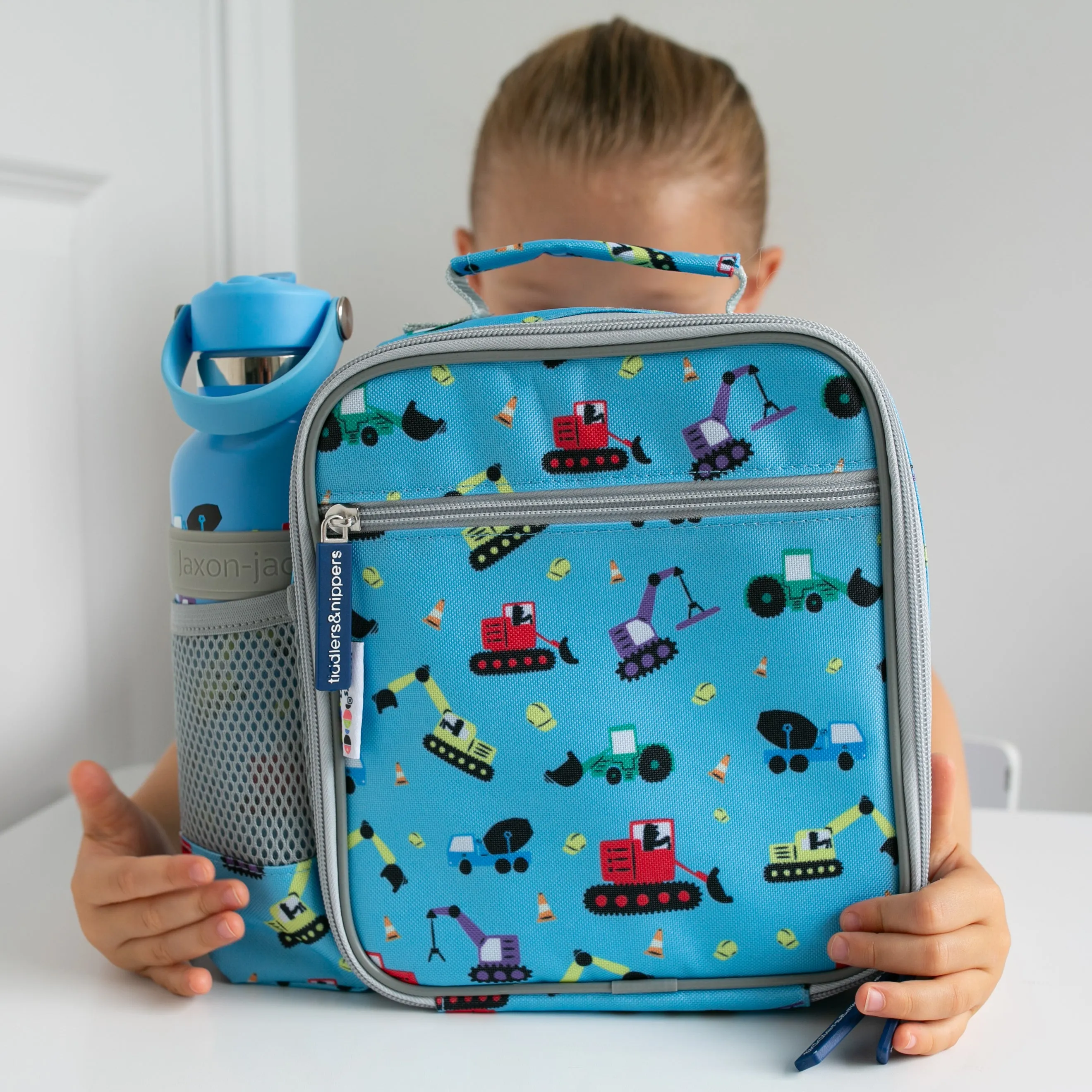 Tiddler Kids Lunch Bag / Lunch Box | Insulated & Double Zipped | Carry Handle & Side Pocket
