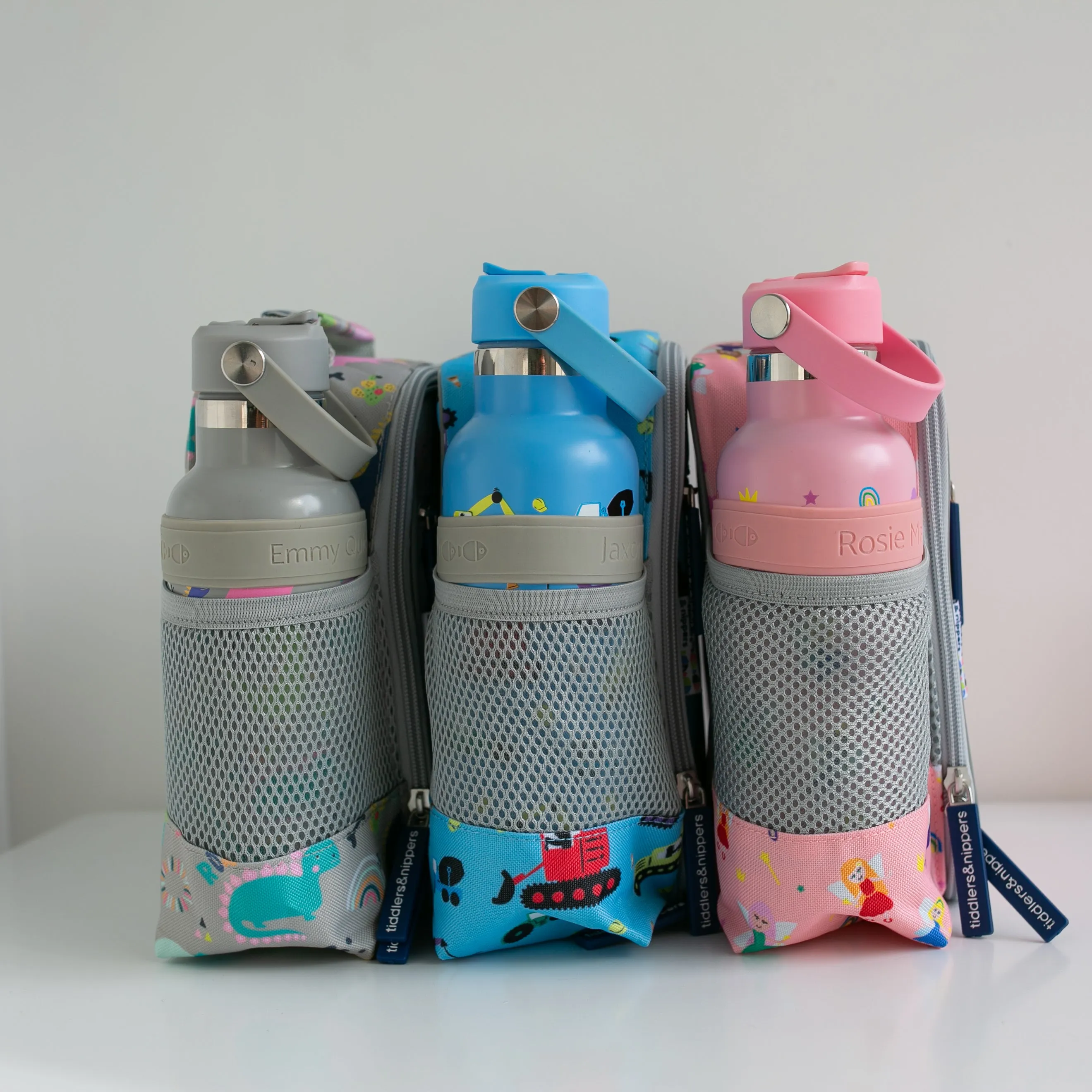 Tiddler Kids Lunch Bag / Lunch Box | Insulated & Double Zipped | Carry Handle & Side Pocket
