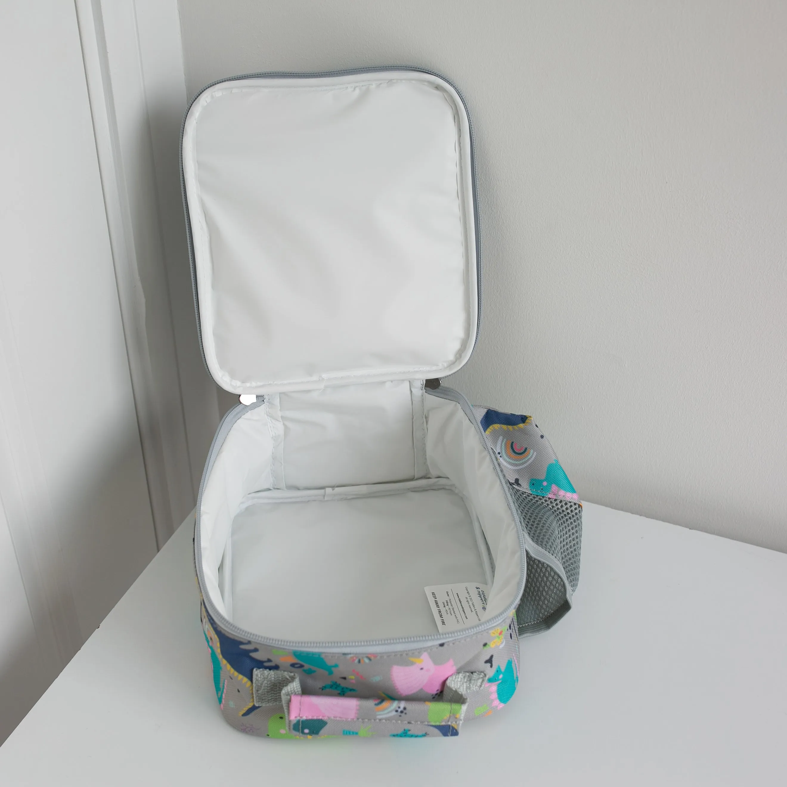 Tiddler Kids Lunch Bag / Lunch Box | Insulated & Double Zipped | Carry Handle & Side Pocket