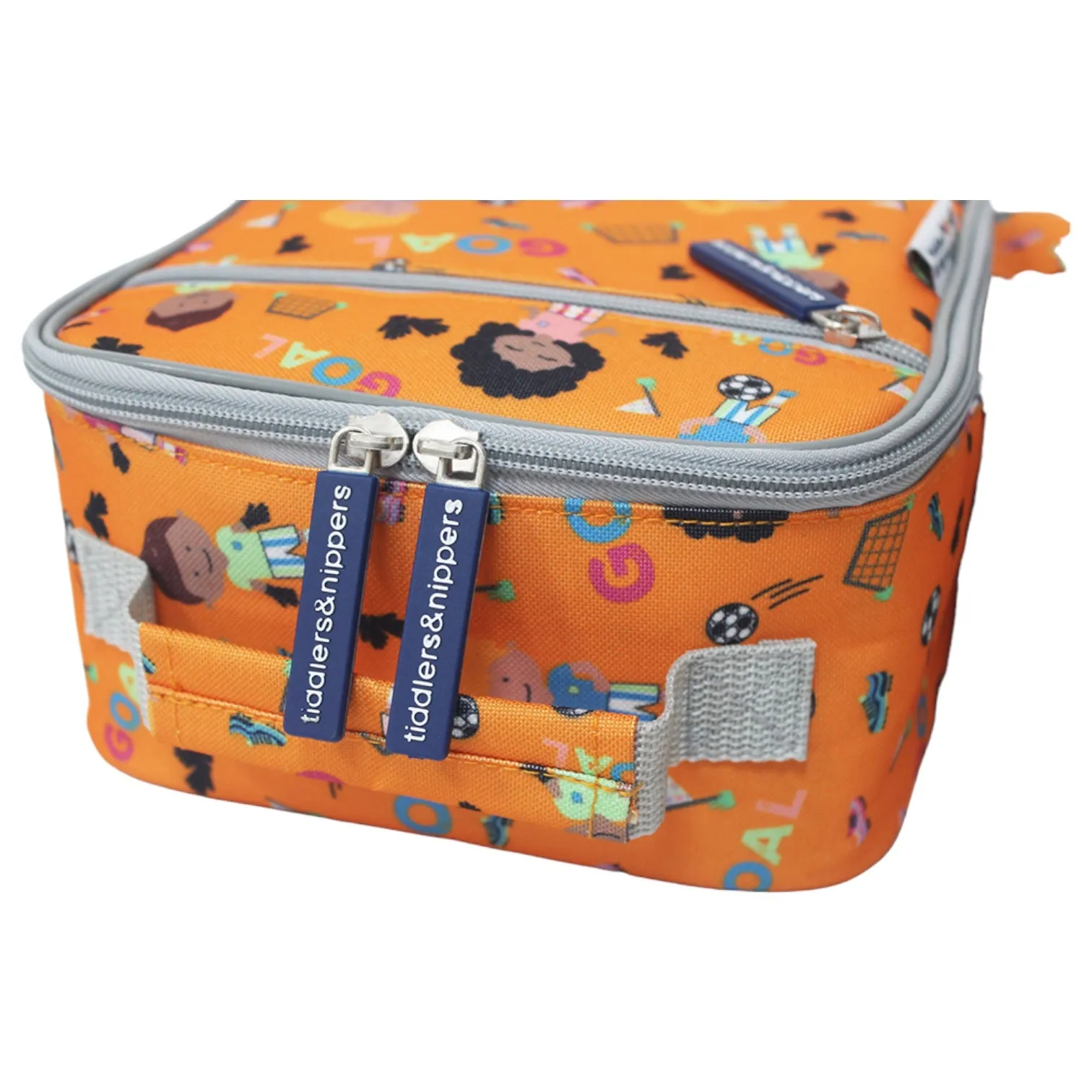 Tiddler Kids Lunch Bag / Lunch Box | Insulated & Double Zipped | Carry Handle & Side Pocket