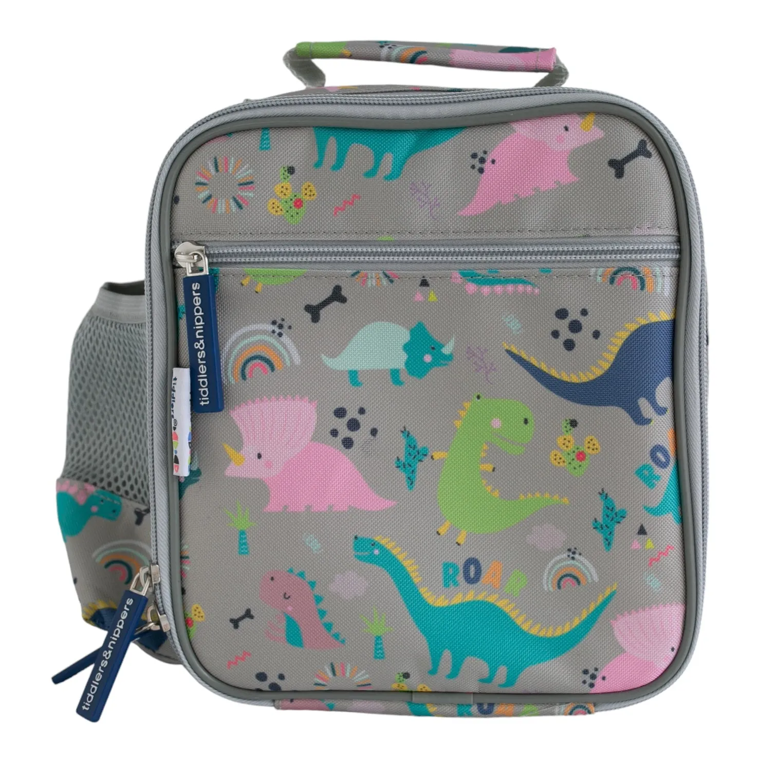 Tiddler Kids Lunch Bag / Lunch Box | Insulated & Double Zipped | Carry Handle & Side Pocket