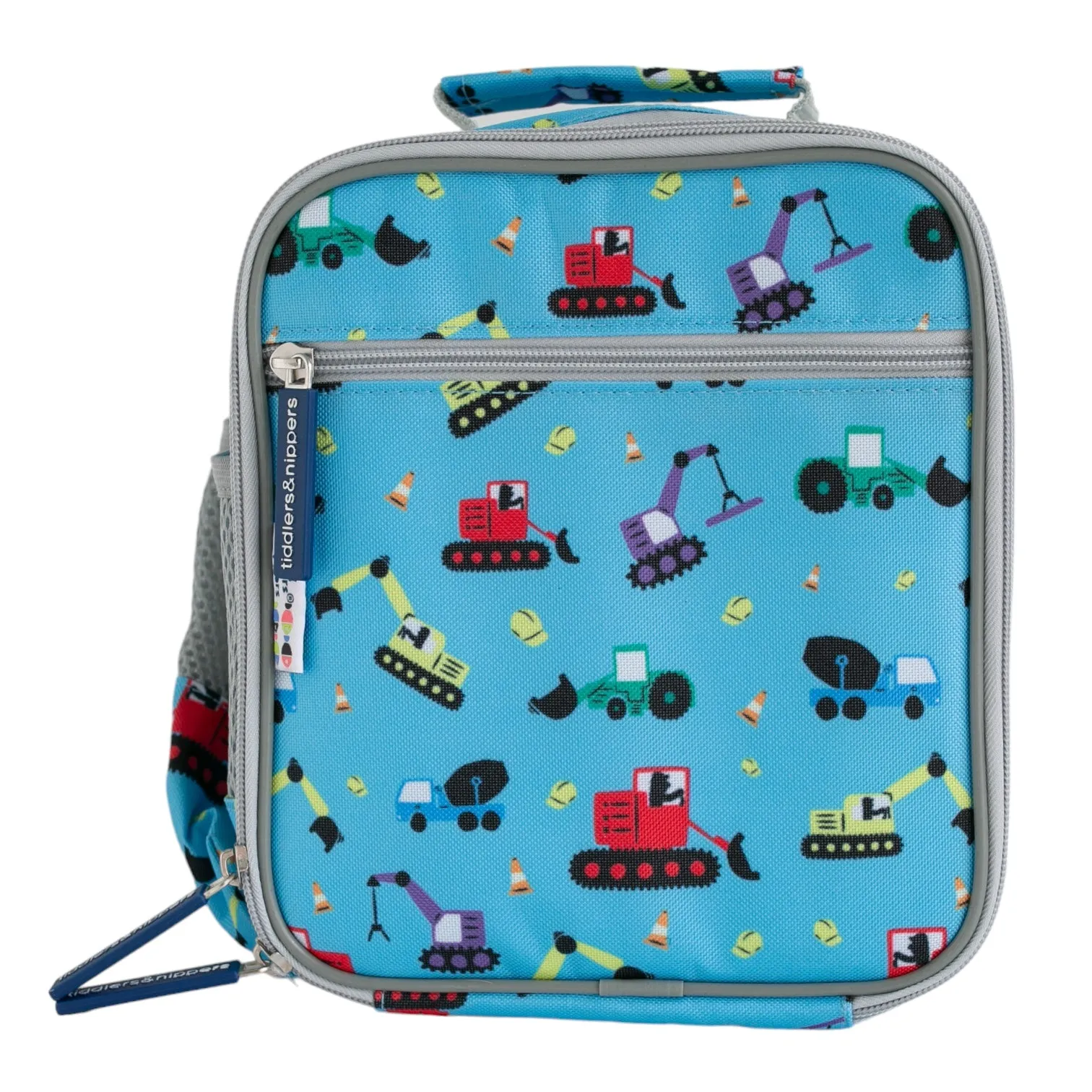 Tiddler Kids Lunch Bag / Lunch Box | Insulated & Double Zipped | Carry Handle & Side Pocket