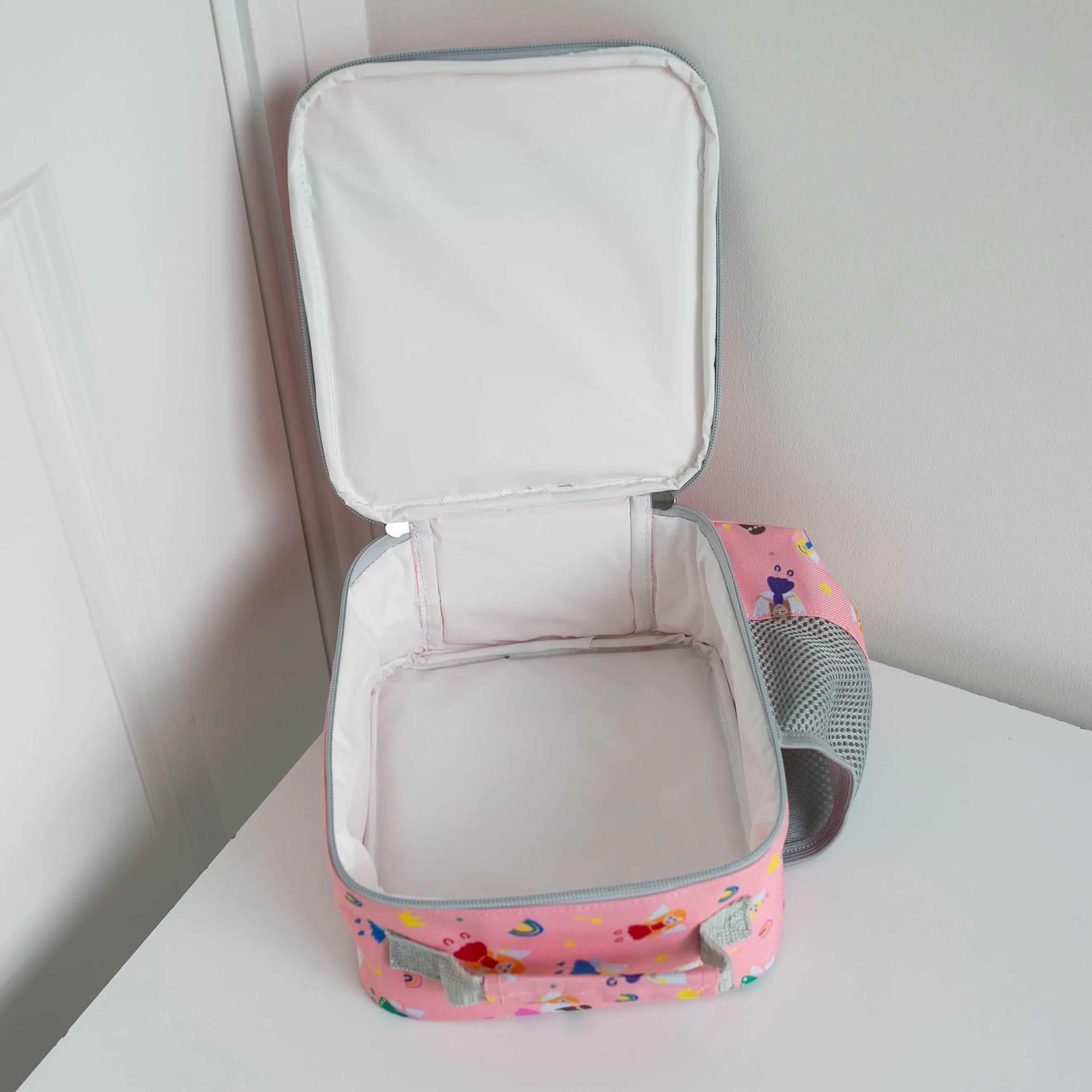 Tiddler Kids Lunch Bag / Lunch Box | Insulated & Double Zipped | Carry Handle & Side Pocket