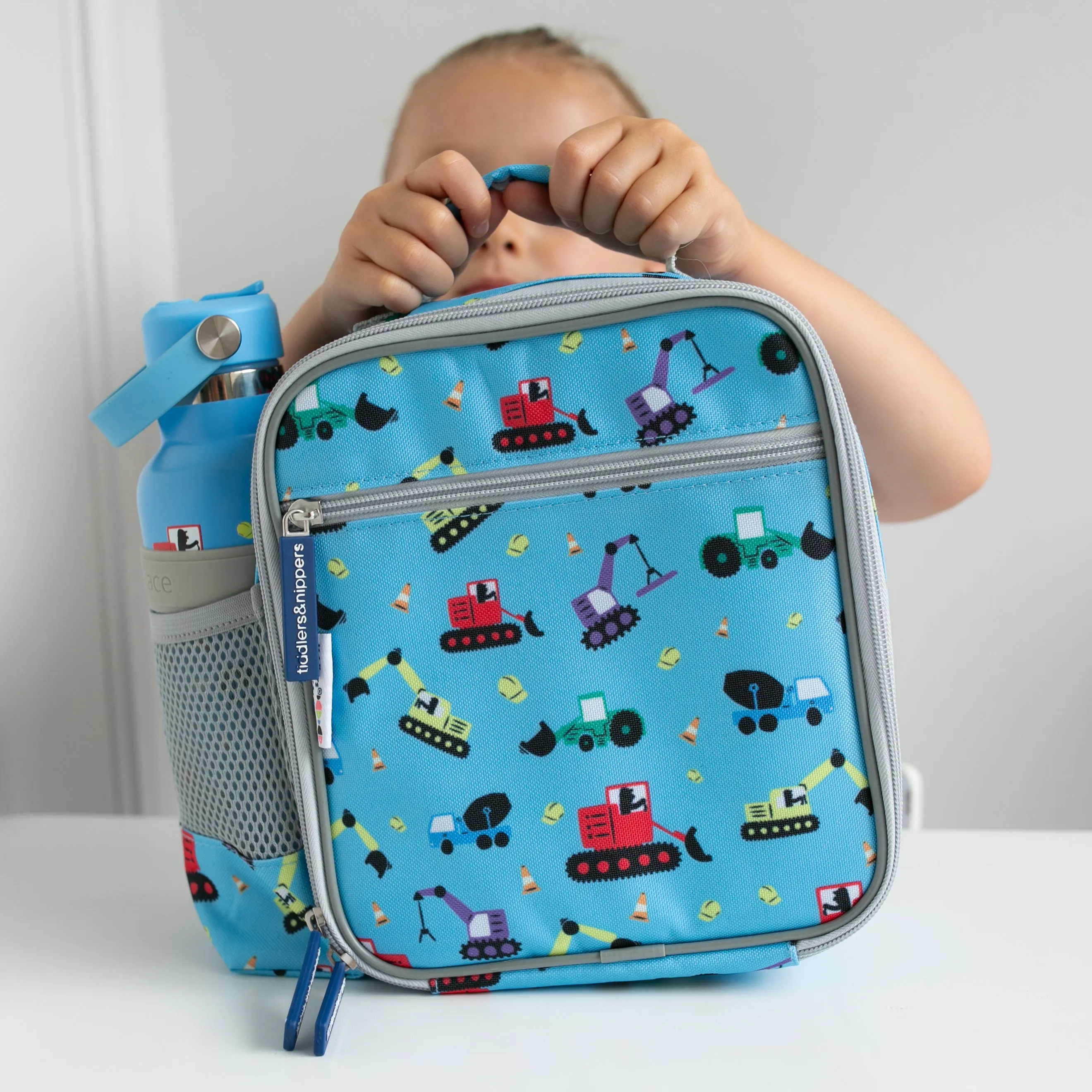 Tiddler Kids Lunch Bag / Lunch Box | Insulated & Double Zipped | Carry Handle & Side Pocket