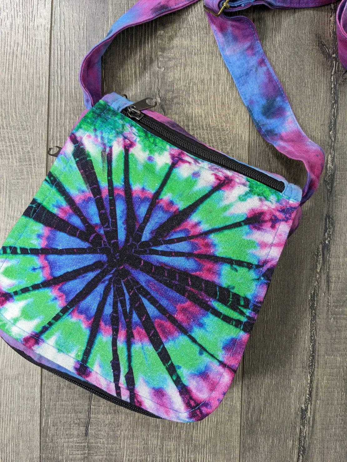 Tie Dye Small Flap Bag