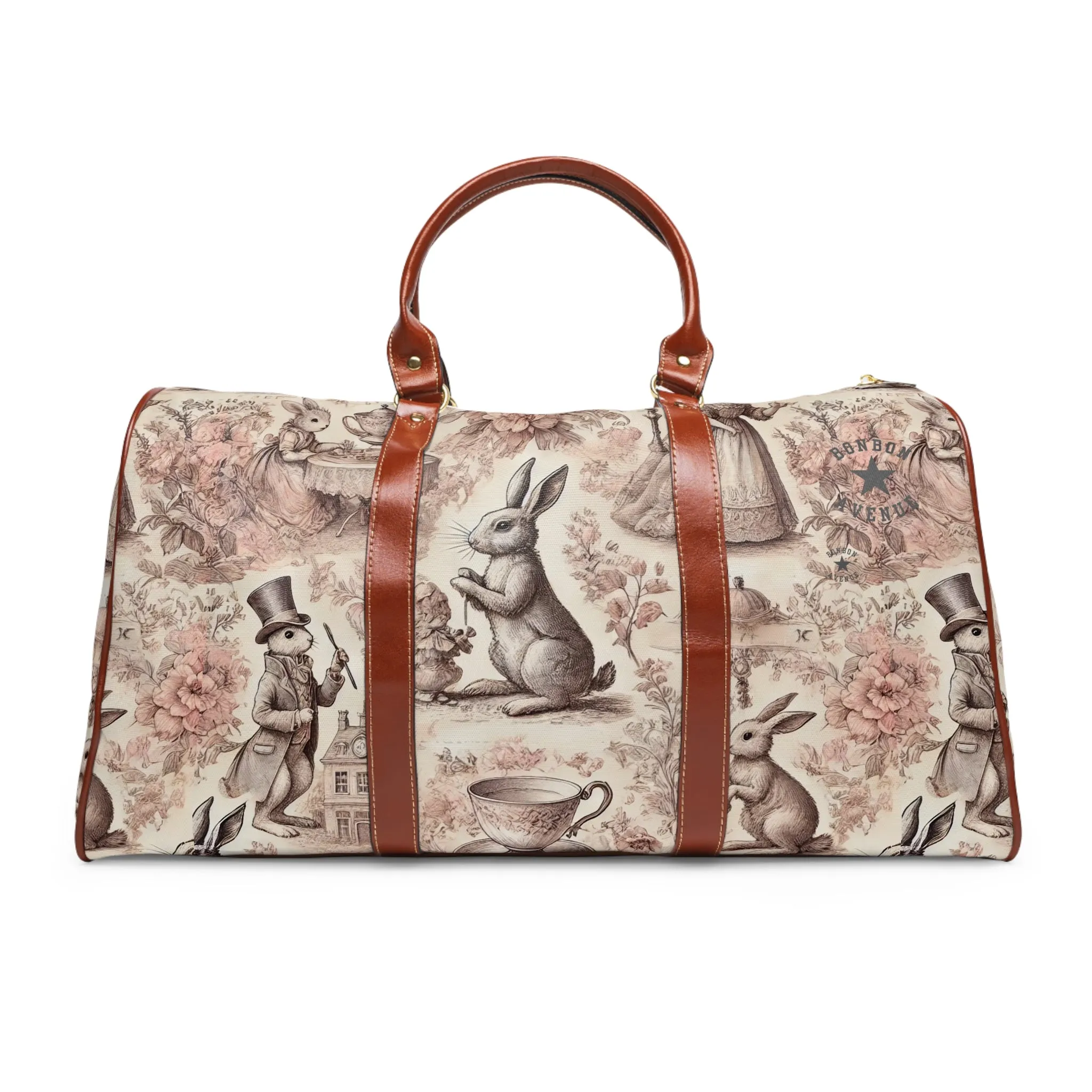 Toile de Jouy Weekender Bag - Bonbon Avenue Village Collection