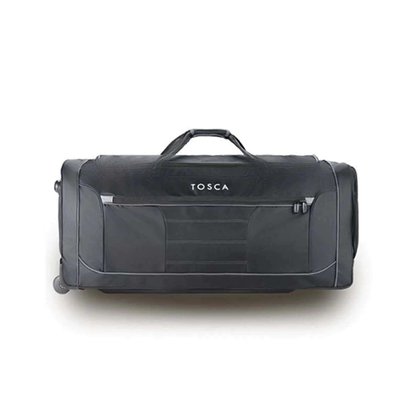Tosca Jumbo Wheeled Duffel Bag Black-Grey