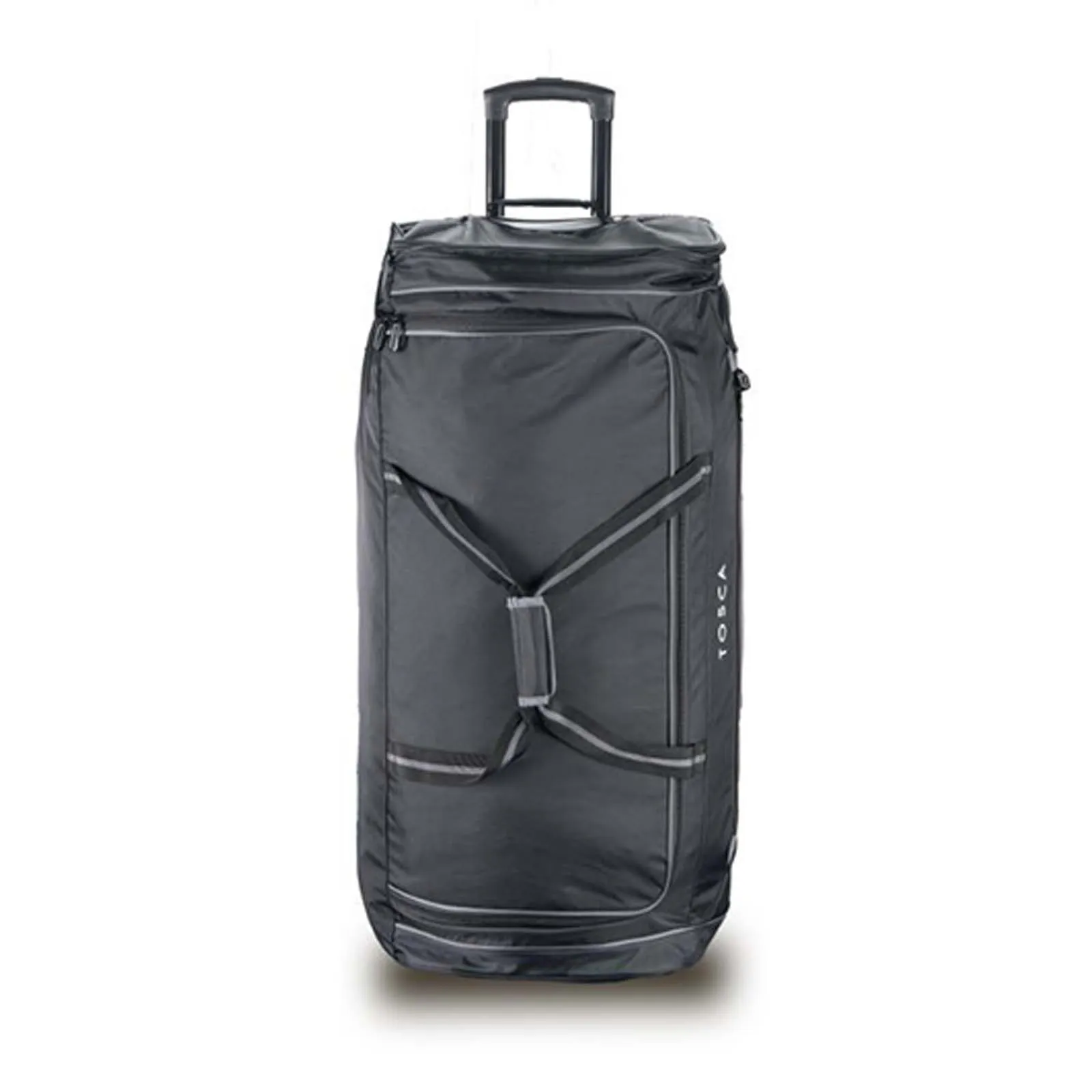 Tosca Jumbo Wheeled Duffel Bag Black-Grey