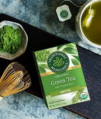 Traditional Medicinals Organic Green Tea Matcha 16 Tea Bags