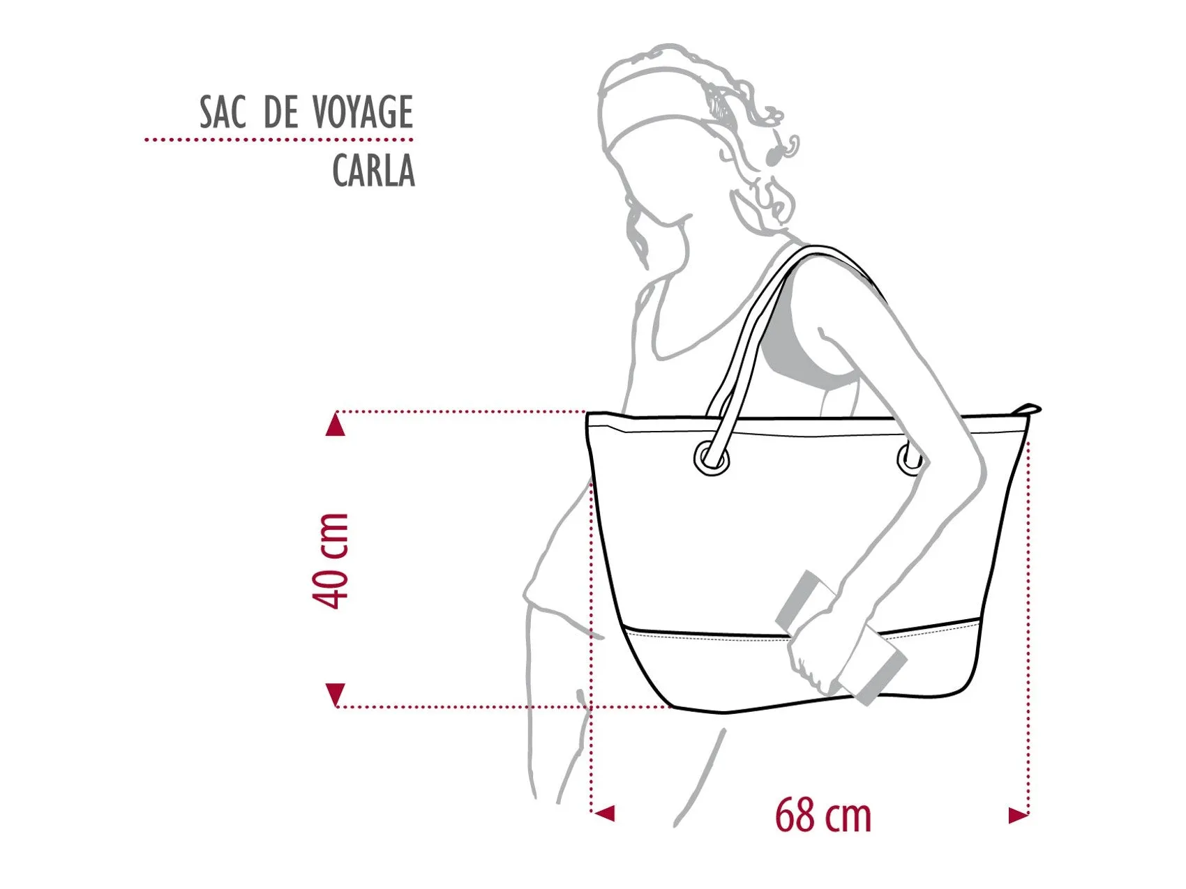 Travel Bag Carla Genoa Jib