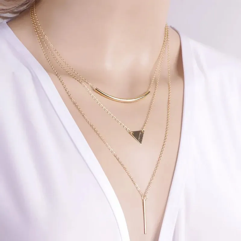Triangle Necklaces
