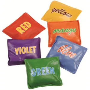 Tuftex Vinyl Multi Coloured Bean Bag Set