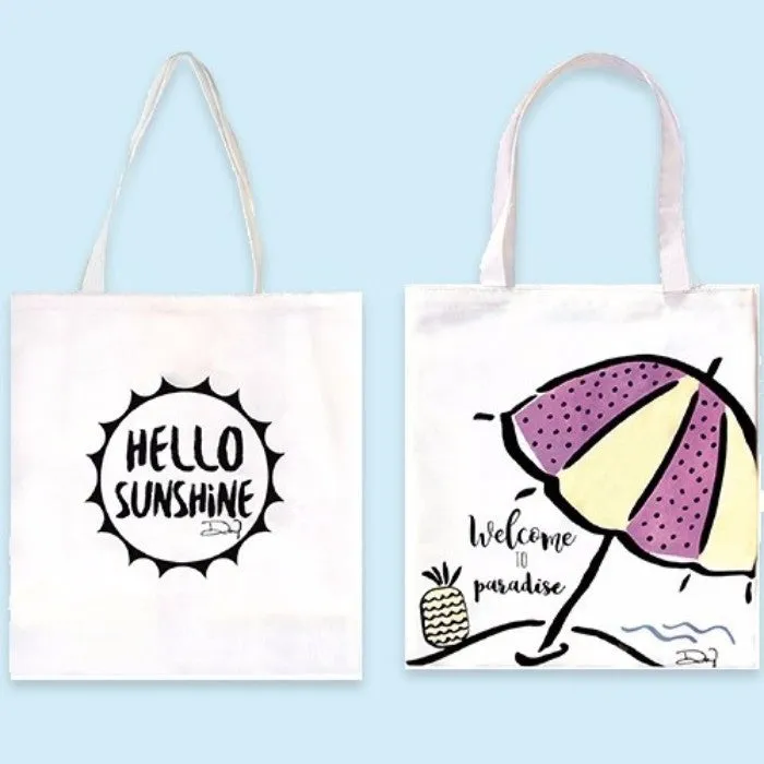 UV Color-Changing Tote Bags - 6 Styles