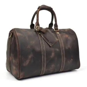 VacationGrabs Genuine Leather Duffel Bags for Travel