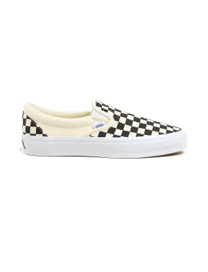 VANS OTW CHECKERBOARD BLACK/OFF SLIP-ON REISSUE 98 SNEAKERS