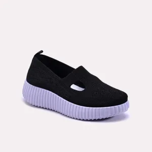 Vela Black Platform Slip On Sneakers 0440753