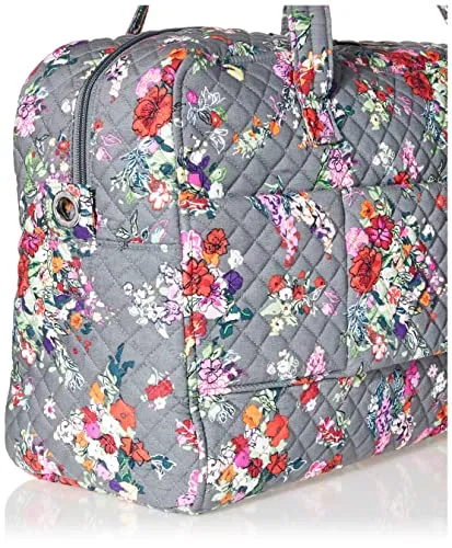 Vera Bradley Women's Cotton Weekender Travel Bag, Hope Blooms - Recycled Cotton, One Size
