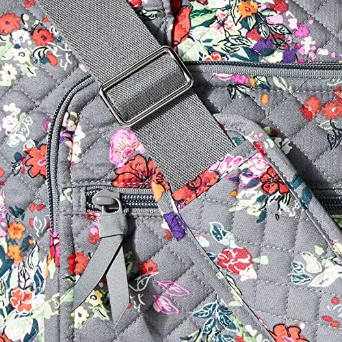 Vera Bradley Women's Cotton Weekender Travel Bag, Hope Blooms - Recycled Cotton, One Size