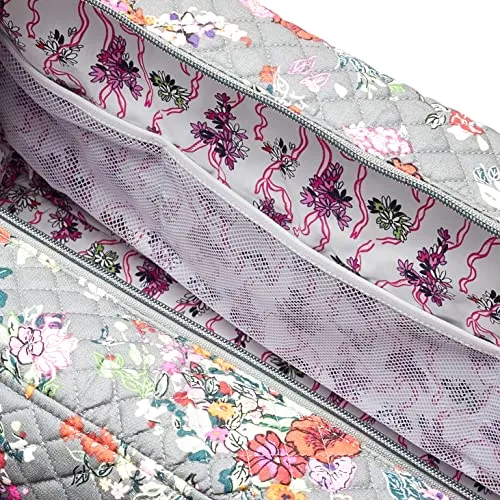 Vera Bradley Women's Cotton Weekender Travel Bag, Hope Blooms - Recycled Cotton, One Size