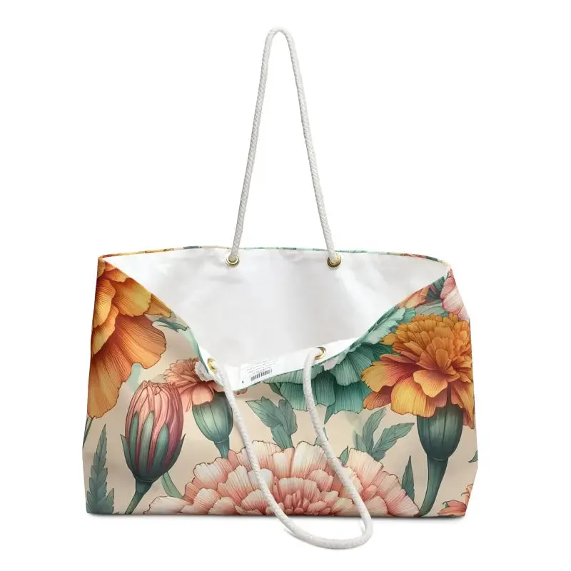 Vibrant Floral Weekender Bag for Stylish Escapes