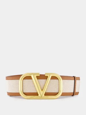 VLogo Signature Canvas Belt