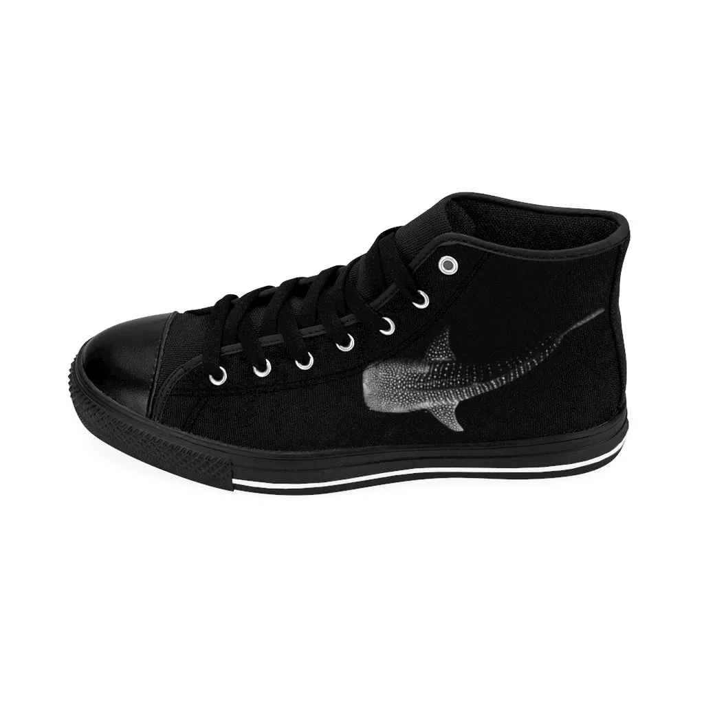 Whale Shark Ninja Women's High-top Sneakers