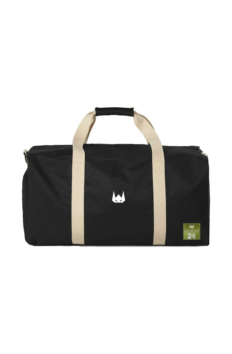 WOLFPACK UNLTD LARGE TRAVEL CANVAS BAG | BLACK / ECRU