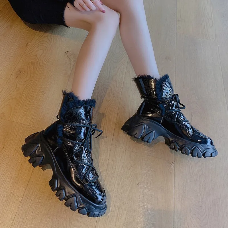 women winter keep warm snow boots