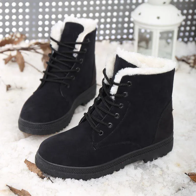 Women's Flat  Snow  Boots