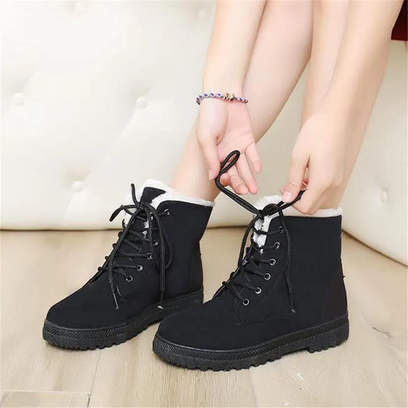 Women's Flat  Snow  Boots